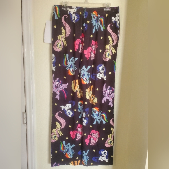 My Little Pony Black Bioworld Dorm Pajama Pants - Picture 5 of 5